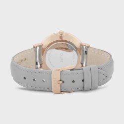 Boho Chic Leather Grey, Rose Gold Colour
