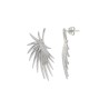 PENDIENTES PLATA RODIO HOJA FOUNTAIN