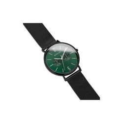 Reloj Bering Classic Negro Mate y Verde Analógico