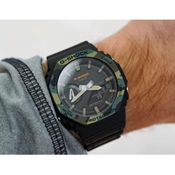 Reloj Casio G-Shock Serie Ga-2100 Carbono Camuflaje