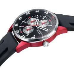 Reloj de niñ@ Next 46767-57 multifunción de aluminio y correa negra de silicona