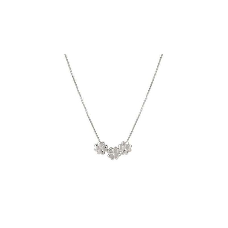 COLLAR TREBOL PLATA