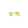 PENDIENTES TREBOL ORO