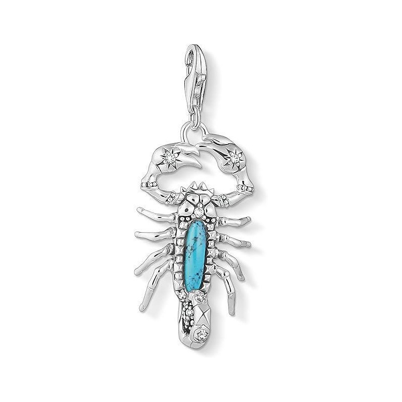 CHARM ESCORPION TURQUESA