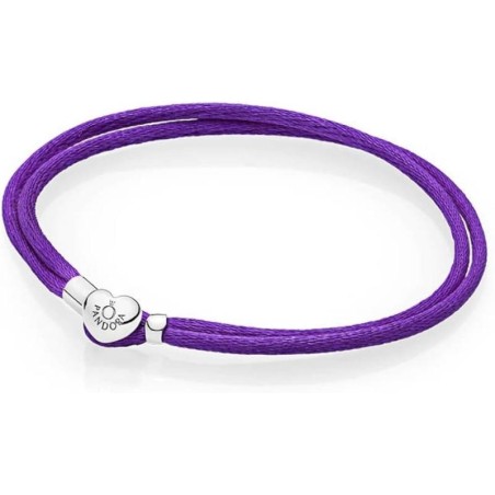 PULSERA PANDORA MOMENTS MORADA