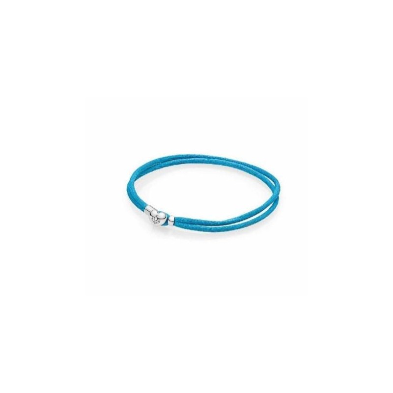 PULSERA PANDORA MOMENTS AZUL