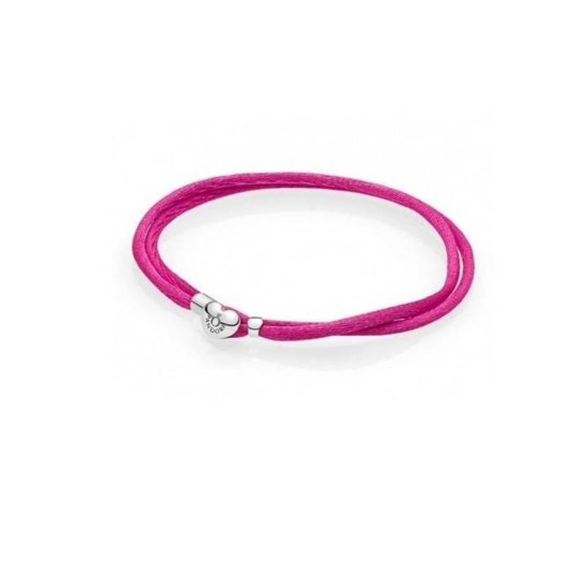 PULSERA PANDORA MOMENTS ROSA