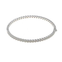 BRACELET BANGLE PLATA RODIO...