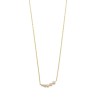 PLATA SALVATORE COLLAR CHAPADO DORADO PERLA