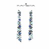 PENDIENTES PLATA AZUL