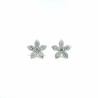 PENDIENTES PLATA FLOR CIRCONITAS