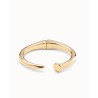 Pulsera rígida bañada en oro de 18k