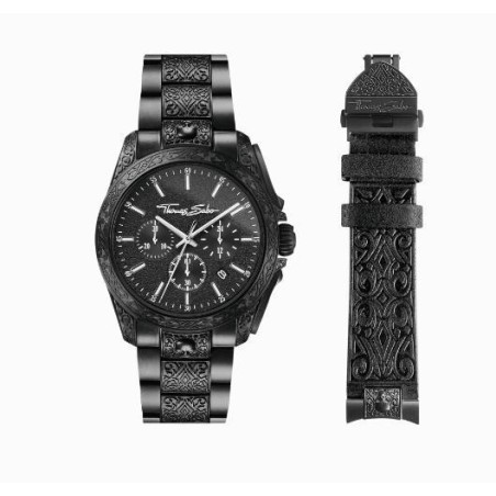 Reloj Rebel at heart Chronograph negro