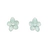 PLATA LINEARGENT PENDIENTES FLOR MEDIANA