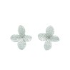 PLATA LINEARGENT PENDIENTES FLOR