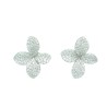 PLATA LINEARGENT PENDIENTES FLOR