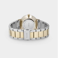 Minuit Date Watch Steel, Coconut Milk, Bicolor