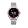 Reloj Smart caja bicolor y malla milanesa de acero