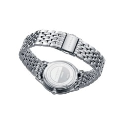 Reloj caja de acero 5 Atm ,brazalete de acero, movimiento cuarzo
