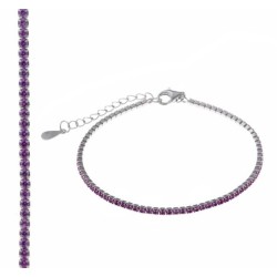 Pulsera Blink plata rodio...