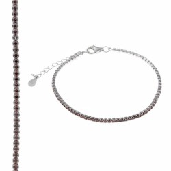 Pulsera Blink plata rodio...