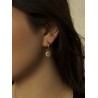 PENDIENTES MEDALLA LUNA