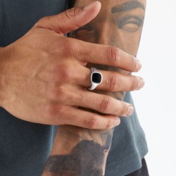 Anillo clásica negro