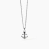 Collar de plata con anclaREGLA DE LA MARINA