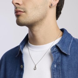 Collar de plata con anclaREGLA DE LA MARINA