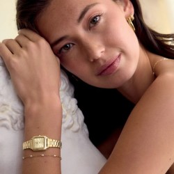 Gracieuse Mini Watch Steel, Gold Colour