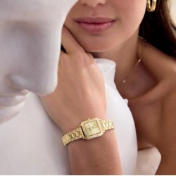 Gracieuse Mini Watch Steel, Gold Colour