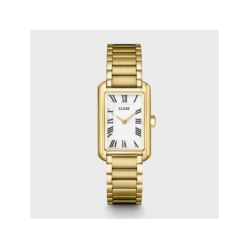 Belisenna Watch Steel, White, Gold Colour