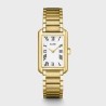 Belisenna Watch Steel, White, Gold Colour