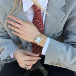 Belisenna Watch Steel, White, Gold Colour