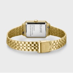 Fluette Watch Steel, Sand Texture Full Gold Colour