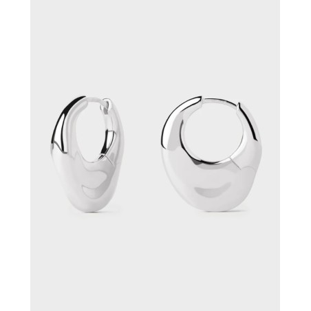 Aros de plata Volcano