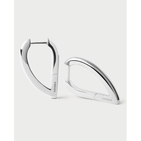 Aros de plata Vento mini