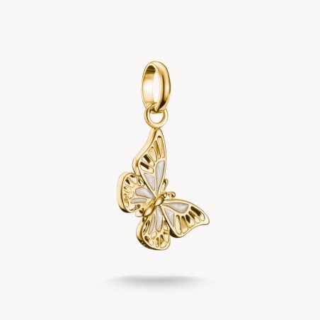 Colgante Charm mariposa Connect baño de oro