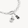 Colgante Charm Miércoles lágrimas negras Circonita Connect Plata