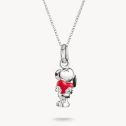 Collar Snoopy con corazón –...