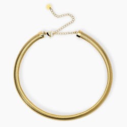 Gargantilla dorada con...