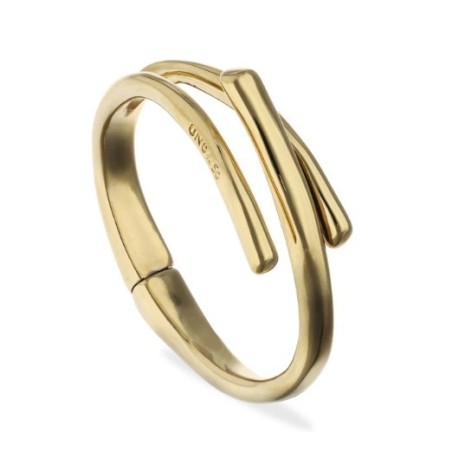 Pulsera de tubo de aleación de oro UNOde50