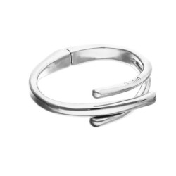 Pulsera de tubo de aleación de plata UNOde50