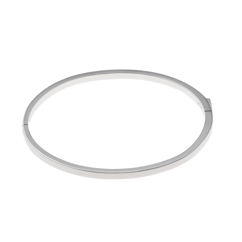 PLATA SALVATORE PULSERA TUBO CUADRADO