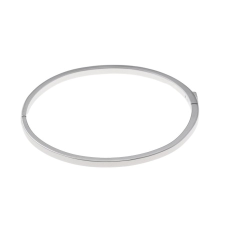 PLATA SALVATORE PULSERA TUBO CUADRADO