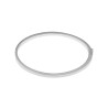 PLATA SALVATORE PULSERA RODIO TUBO CUADRADO