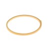 SALVATORE PULSERA PLATA CHAPADO DORADO TUBO CUADRADO