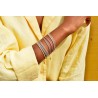 Pulsera Salvatore Plata Baño Oro y Circontias Paraiba