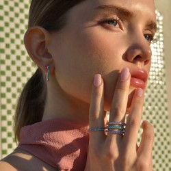 ANILLO de Circonitas Lavanda.