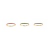 Anillo Salvatore Plata Baño Oro y Circonitas Azul Zafiro